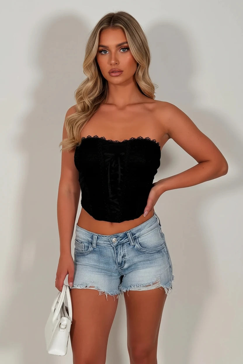 Lemon Lace Corset