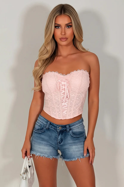 Lemon Lace Corset