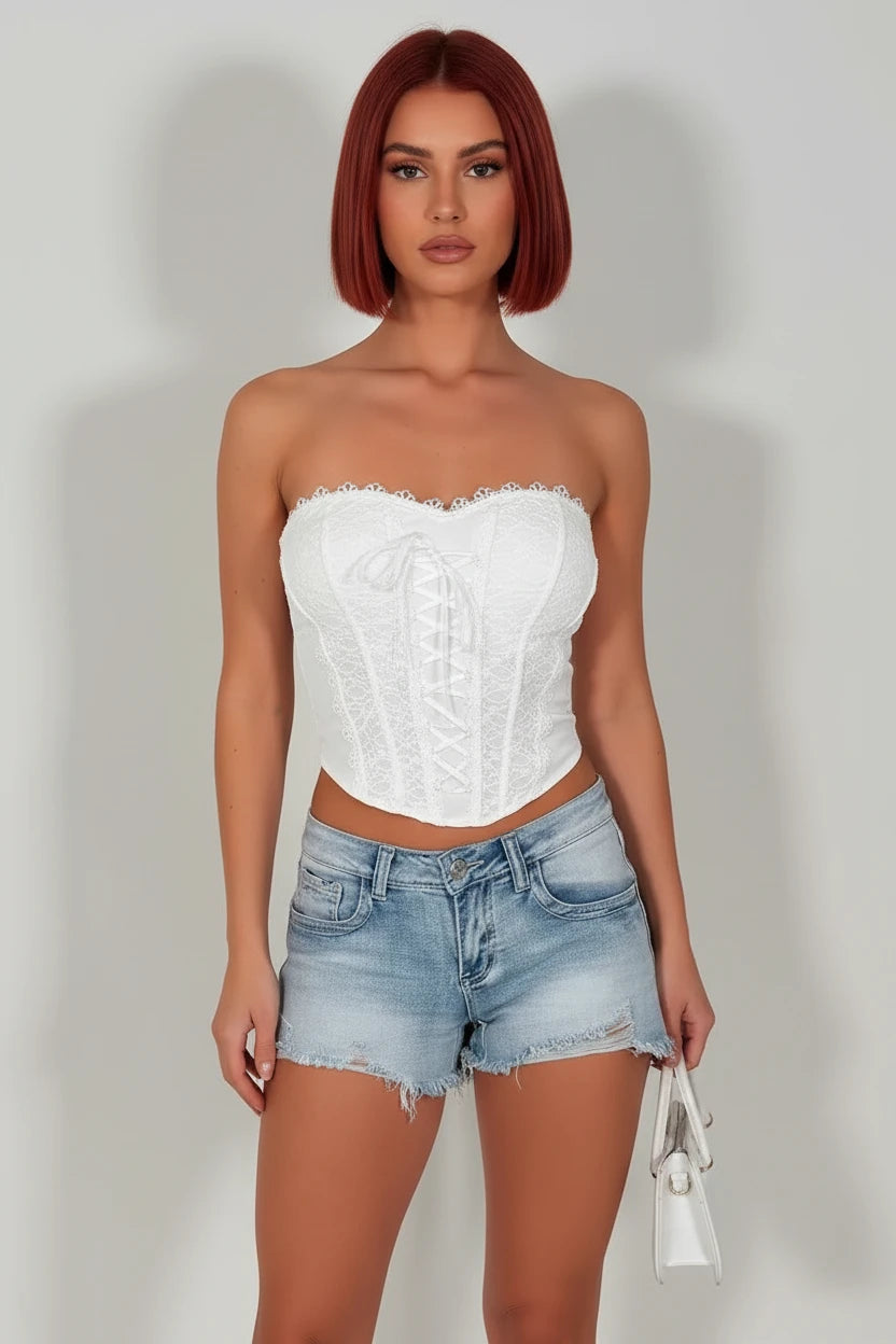 Lemon Lace Corset