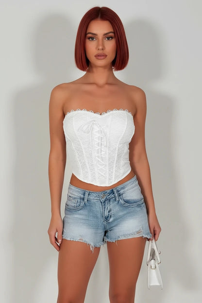 Lemon Lace Corset