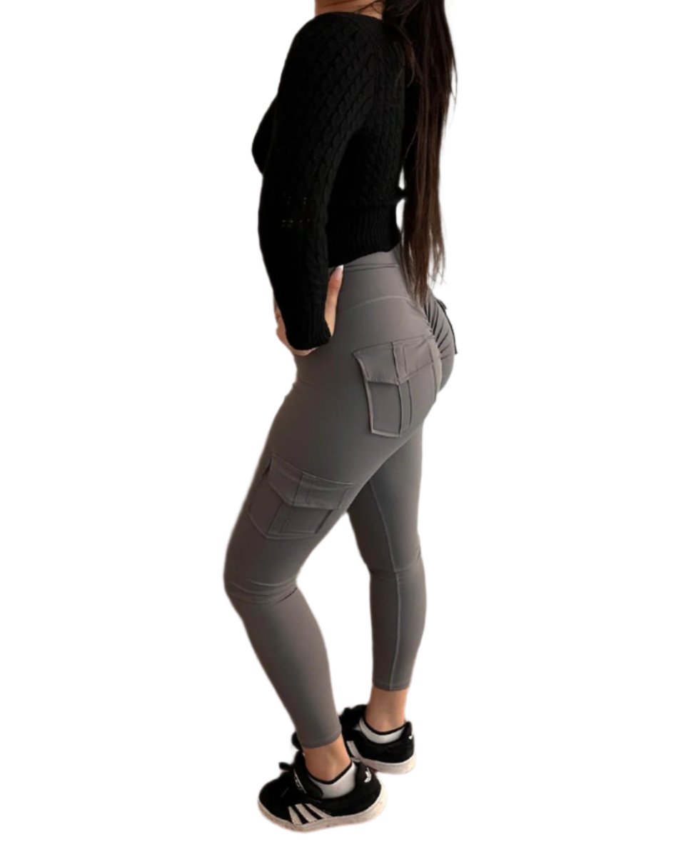 Black Cargo Sculpt Leggings